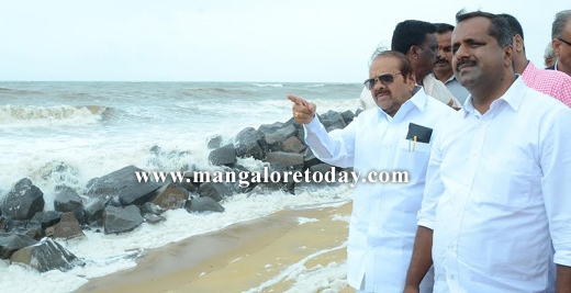 Baburao visit  sea erosion  3